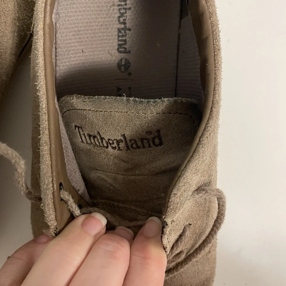 Timberland Front Country 5252A Mens Size 8 Taupe Travel Suede Low Oxford Shoes‎